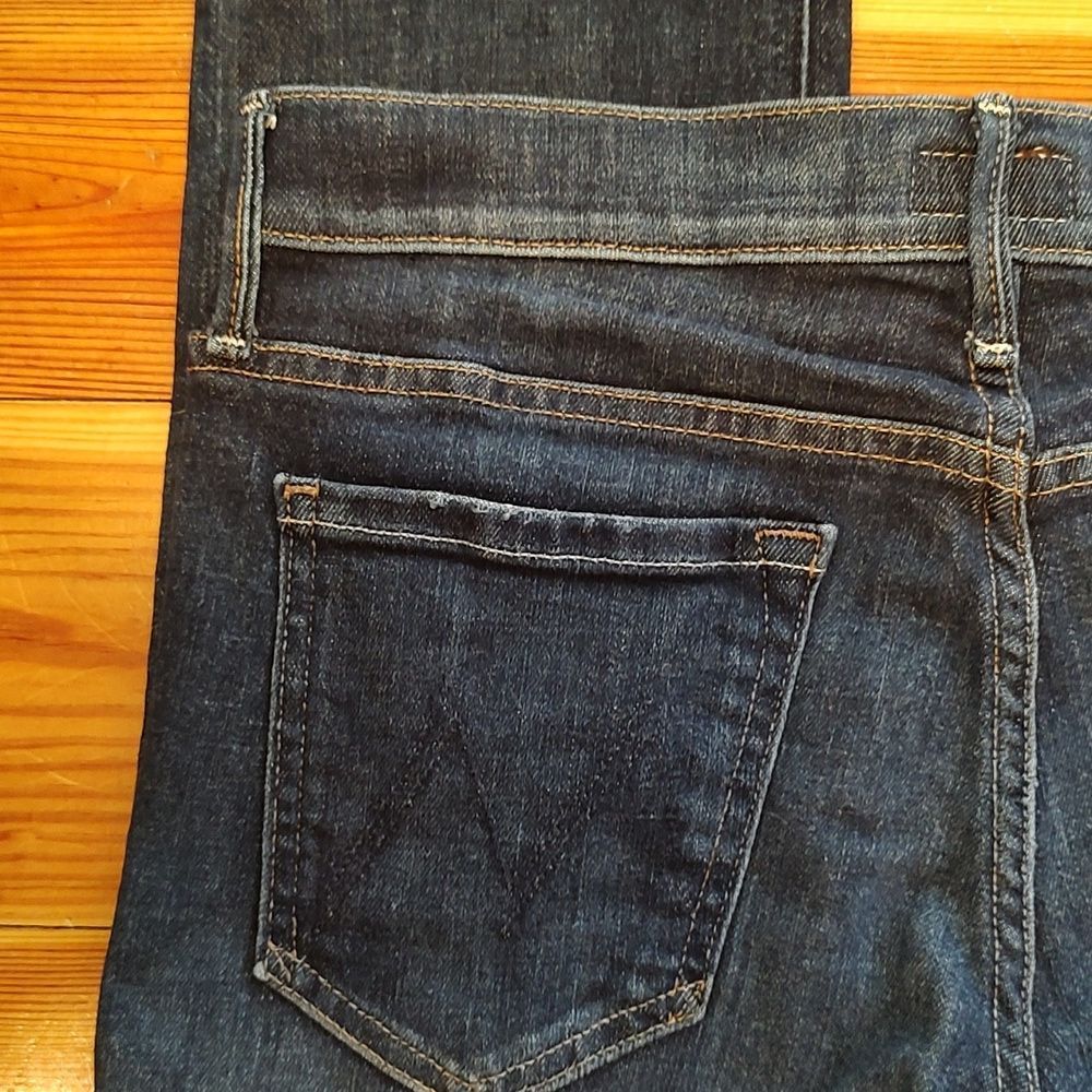 MOTHER The Runaway Denim Jean in Partners Undercover Wash Frayed Hem Revolve - Picture 12 of 16